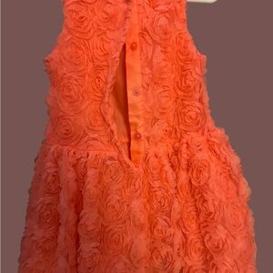 Cherokee Pink and Orange Halter Sundress for Wedding Guests